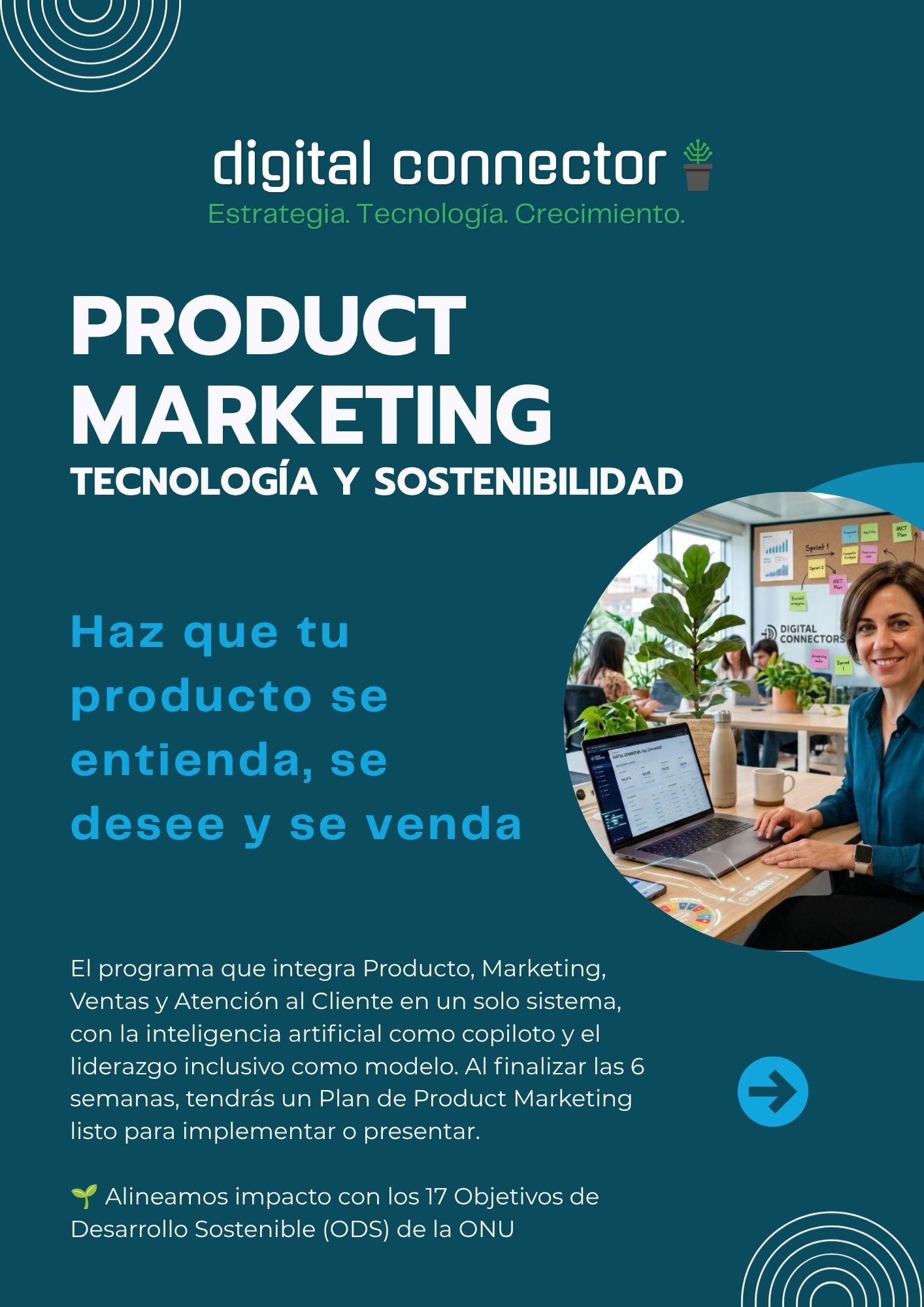 Contenido programa Product Marketing, Tecnología y Sostenibilidad